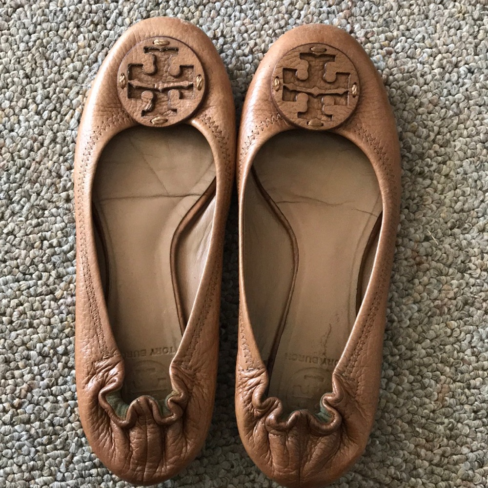 Tory Burch Reva Flat Royal Tan